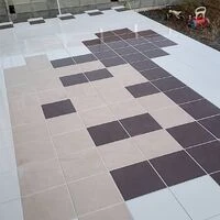 画像2167：自然石の風合いが美しいエントランスアプローチ